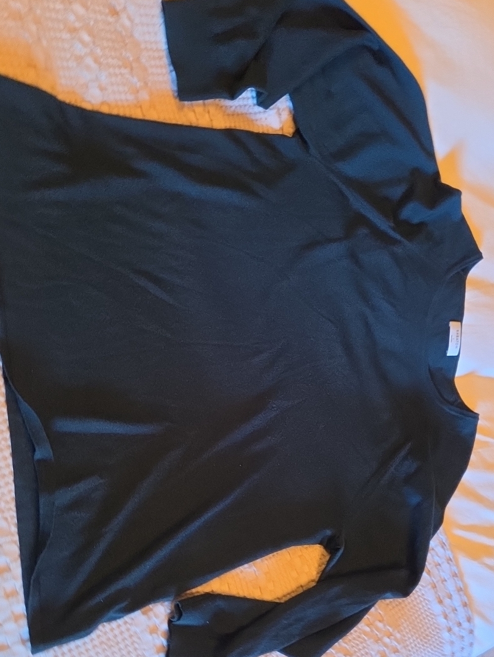 Babaton Dark Green Long Sleeve Crewneck Sweater